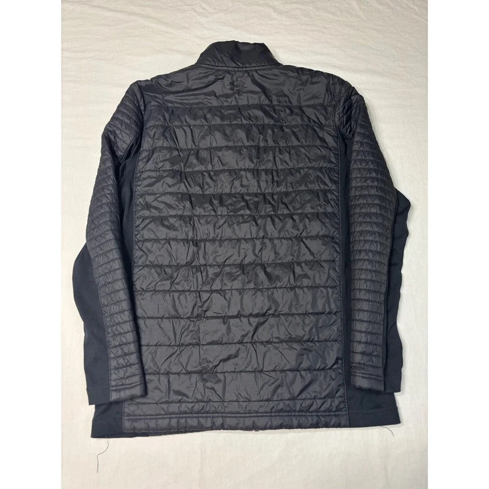 Under Armour Maryland Terrapins Jacket Mens Medium Black Hybrid Puffer Full Zip